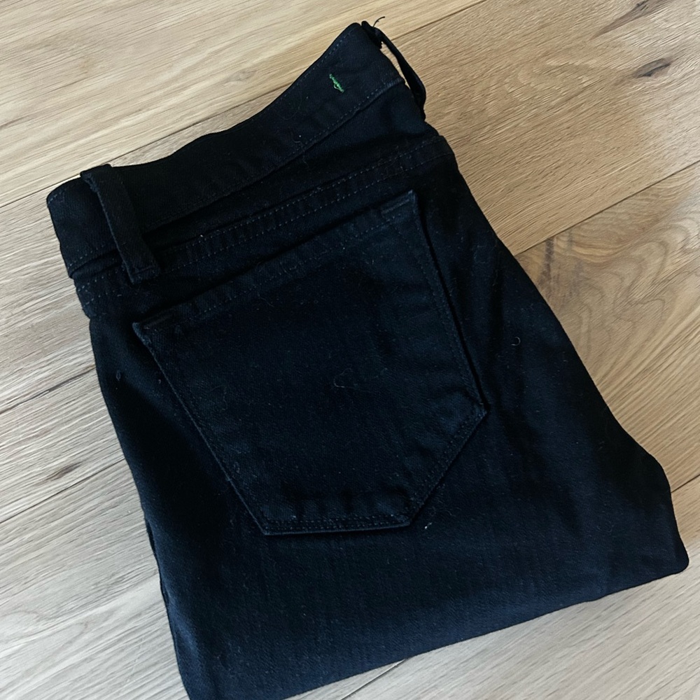 J BRAND - Low rise Jet Black skinny Jeans